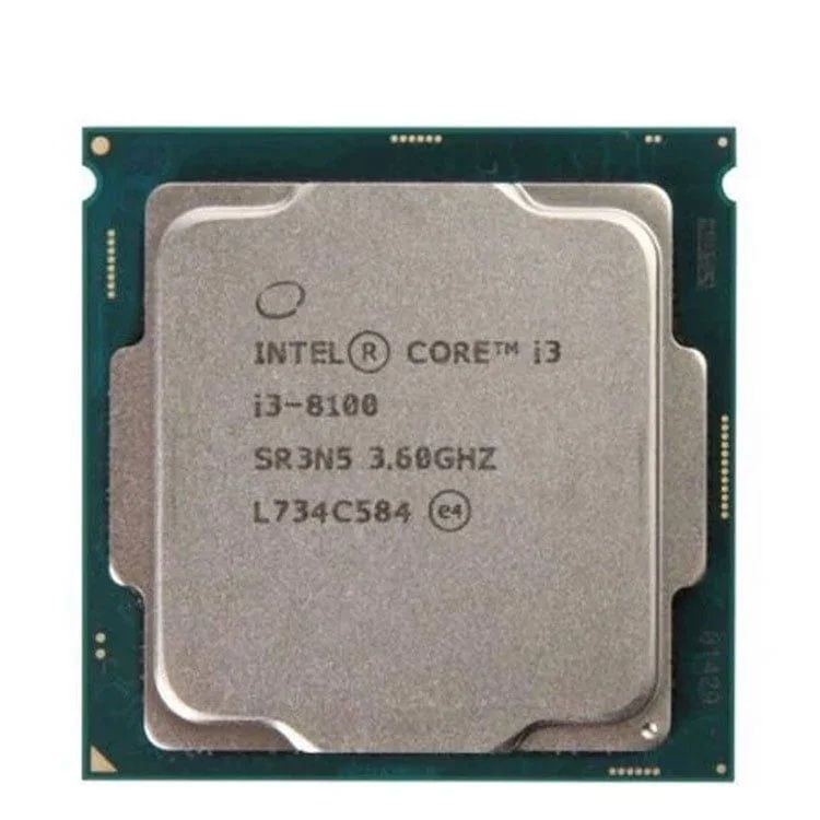 CPU Intel Core i3 8100 (3.60GHz, 6M, 4 Cores 4 Threads) Tray New