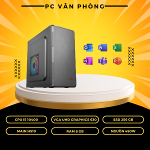 PC Văn Phòng | I5 10400/ H510/ VGA UHD GRAPHICS 630/ RAM 8GB/ SSD 256GB