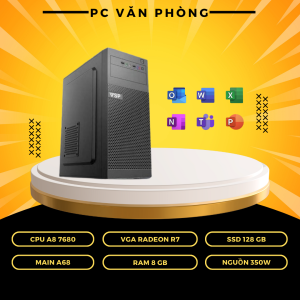 PC Văn Phòng | A8 7680/ A68/ VGA RADEON R7/ RAM 8GB/ SSD 128GB