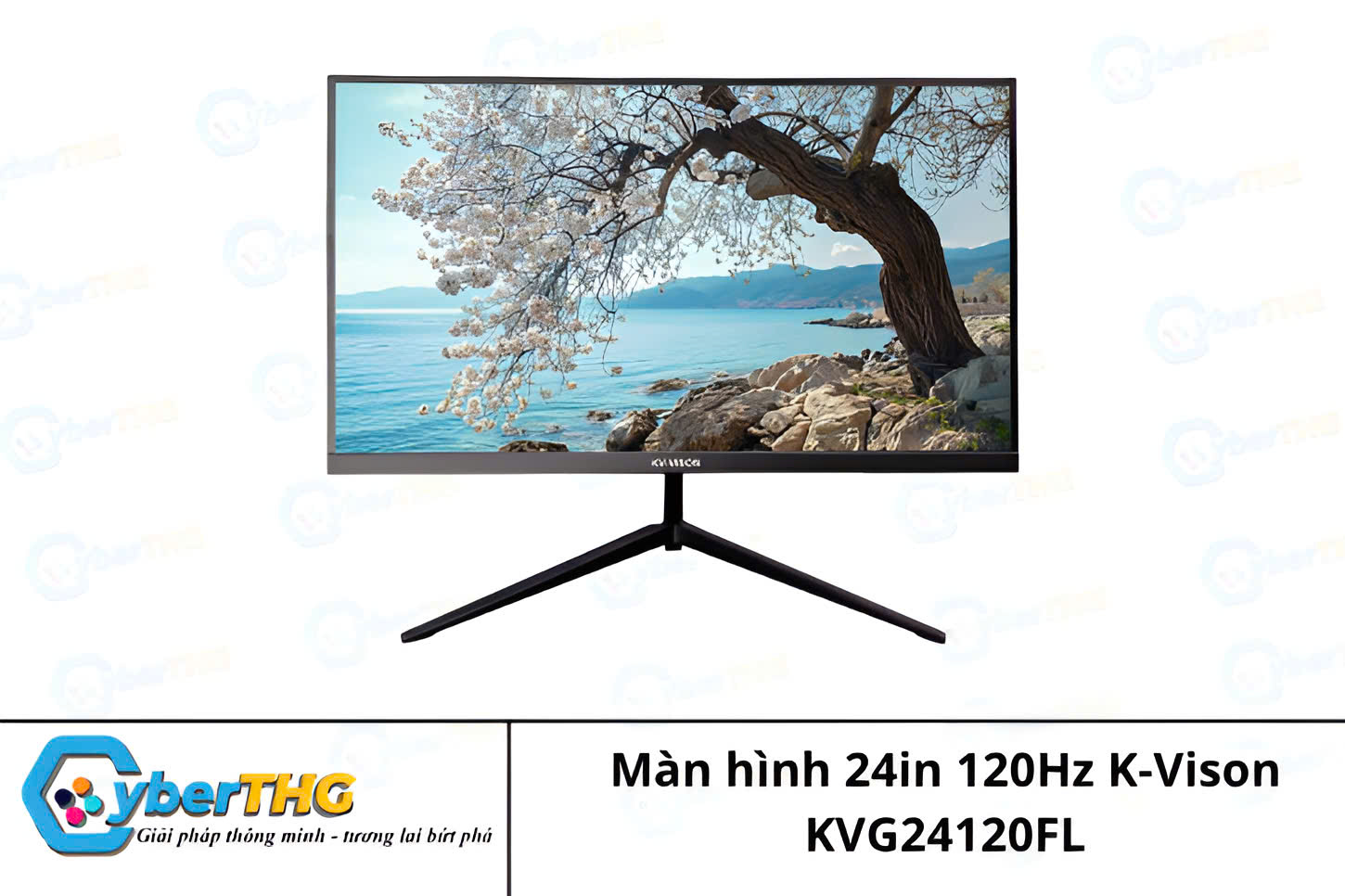 Màn hình K-Vision KVG24120FL - Đen | 24 inch, 120Hz, FHD, IPS, Phẳng